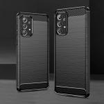 Carcasa Flexible Carbon compatibila cu Samsung Galaxy A73 5G Black 8 - lerato.ro