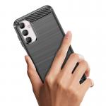 Carcasa Flexible Carbon compatibila cu Samsung Galaxy M14 Black 4 - lerato.ro