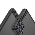 Carcasa Flexible Carbon compatibila cu Samsung Galaxy M53 5G Black 3 - lerato.ro