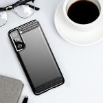 Carcasa Flexible Carbon compatibila cu Samsung Galaxy S21 FE 5G Black