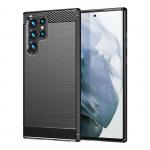 Carcasa Flexible Carbon compatibila cu Samsung Galaxy S22 Ultra Black 2 - lerato.ro