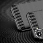 Carcasa Flexible Carbon compatibila cu Samsung Galaxy S22 Black