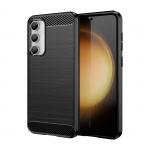 Carcasa Flexible Carbon compatibila cu Samsung Galaxy S23 FE Black 3 - lerato.ro