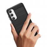 Carcasa Flexible Carbon compatibila cu Samsung Galaxy S23 FE Black 7 - lerato.ro