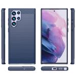Carcasa Flexible Carbon compatibila cu Samsung Galaxy S23 Ultra Blue 9 - lerato.ro