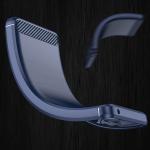 Carcasa Flexible Carbon compatibila cu Samsung Galaxy S23 Ultra Blue 8 - lerato.ro