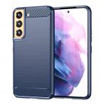 Carcasa Flexible Carbon compatibila cu Samsung Galaxy S23 Blue 2 - lerato.ro