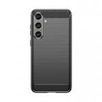 Carcasa Flexible Carbon compatibila cu Samsung Galaxy S24 Plus Black 2 - lerato.ro