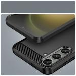 Carcasa Flexible Carbon compatibila cu Samsung Galaxy S24 Plus Black 12 - lerato.ro