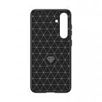 Carcasa Flexible Carbon compatibila cu Samsung Galaxy S24 Plus Black 4 - lerato.ro