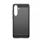 Carcasa Flexible Carbon compatibila cu Samsung Galaxy S24 Plus Black 10 - lerato.ro