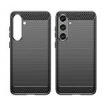 Carcasa Flexible Carbon compatibila cu Samsung Galaxy S24 Plus Black 3 - lerato.ro