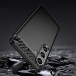 Carcasa Flexible Carbon compatibila cu Samsung Galaxy S24 Plus Black 13 - lerato.ro