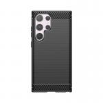 Carcasa Flexible Carbon compatibila cu Samsung Galaxy S24 Ultra Black 2 - lerato.ro