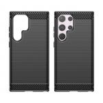 Carcasa Flexible Carbon compatibila cu Samsung Galaxy S24 Ultra Black 5 - lerato.ro