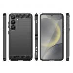 Carcasa Flexible Carbon compatibila cu Samsung Galaxy S25 Plus Black 8 - lerato.ro
