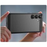 Carcasa Flexible Carbon compatibila cu Samsung Galaxy S25 Plus Black 7 - lerato.ro