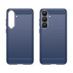 Carcasa Flexible Carbon compatibila cu Samsung Galaxy S25 Plus Blue 4 - lerato.ro