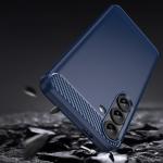 Carcasa Flexible Carbon compatibila cu Samsung Galaxy S25 Plus Blue 5 - lerato.ro