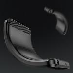 Carcasa Flexible Carbon compatibila cu Samsung Galaxy S25 Ultra Black 3 - lerato.ro
