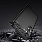 Carcasa Flexible Carbon compatibila cu Samsung Galaxy S25 Black 7 - lerato.ro