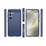 Carcasa Flexible Carbon compatibila cu Samsung Galaxy S25 Blue 8 - lerato.ro
