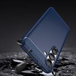 Carcasa Flexible Carbon compatibila cu Samsung Galaxy S25 Blue 6 - lerato.ro