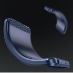Carcasa Flexible Carbon compatibila cu Samsung Galaxy S25 Blue 7 - lerato.ro