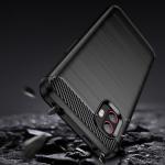 Carcasa Flexible Carbon compatibila cu Samsung Galaxy Xcover 6 Pro Black 5 - lerato.ro