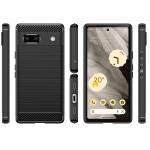 Carcasa Flexible Carbon compatibila cu Google Pixel 7a Black 5 - lerato.ro