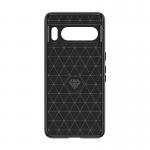 Carcasa Flexible Carbon compatibila cu Google Pixel 8 Pro Black 3 - lerato.ro