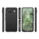 Carcasa Flexible Carbon compatibila cu Google Pixel 8a Black 11 - lerato.ro