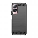 Carcasa Flexible Carbon compatibila cu Honor 90 Lite / X50i Black 2 - lerato.ro