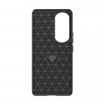 Carcasa Flexible Carbon compatibila cu Honor 90 Pro Black 5 - lerato.ro