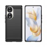 Carcasa Flexible Carbon compatibila cu Honor 90 Black 6 - lerato.ro