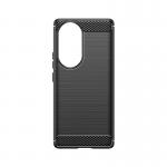 Carcasa Flexible Carbon compatibila cu Honor 90 Black 4 - lerato.ro