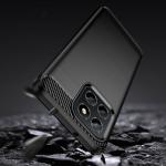 Carcasa Flexible Carbon compatibila cu Honor X8 Black 5 - lerato.ro