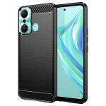 Carcasa Flexible Carbon compatibila cu Infinix Hot 20 Play Black 2 - lerato.ro
