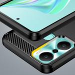 Carcasa Flexible Carbon compatibila cu Infinix Hot 20 Play Black 9 - lerato.ro
