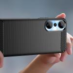 Carcasa Flexible Carbon compatibila cu Infinix Hot 20 Black 7 - lerato.ro