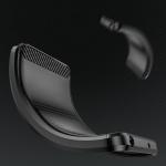 Carcasa Flexible Carbon compatibila cu Infinix Hot 20S Black 6 - lerato.ro