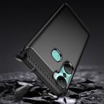 Carcasa Flexible Carbon compatibila cu Infinix Hot 12 Pro Black 4 - lerato.ro