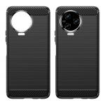 Carcasa Flexible Carbon compatibila cu Infinix Note 12 2023 / Note 12 Pro Black 7 - lerato.ro