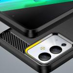 Carcasa Flexible Carbon compatibila cu Infinix Note 12i Black 7 - lerato.ro
