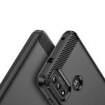Carcasa Flexible Carbon compatibila cu Motorola Moto G Play 2022 Black 4 - lerato.ro