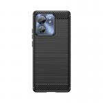 Carcasa Flexible Carbon compatibila cu Motorola Edge 40 Black 2 - lerato.ro
