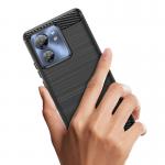 Carcasa Flexible Carbon compatibila cu Motorola Edge 40 Black 5 - lerato.ro