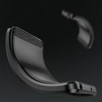 Carcasa Flexible Carbon compatibila cu Motorola Edge Plus 2023 / Moto X40 / Moto X40 Pro Black 8 - lerato.ro