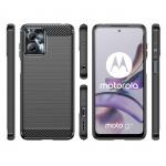 Carcasa Flexible Carbon compatibila cu Motorola Moto G13 Black 4 - lerato.ro