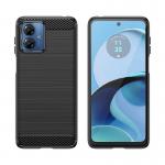 Carcasa Flexible Carbon compatibila cu Motorola Moto G14 Black 3 - lerato.ro